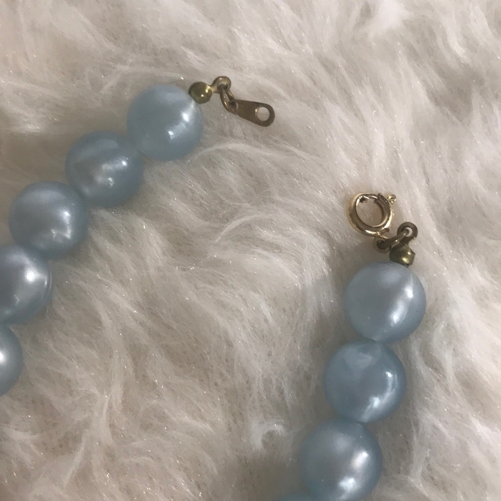 “BLUE BEAD” Vintage Necklace. - Picture 5 of 5